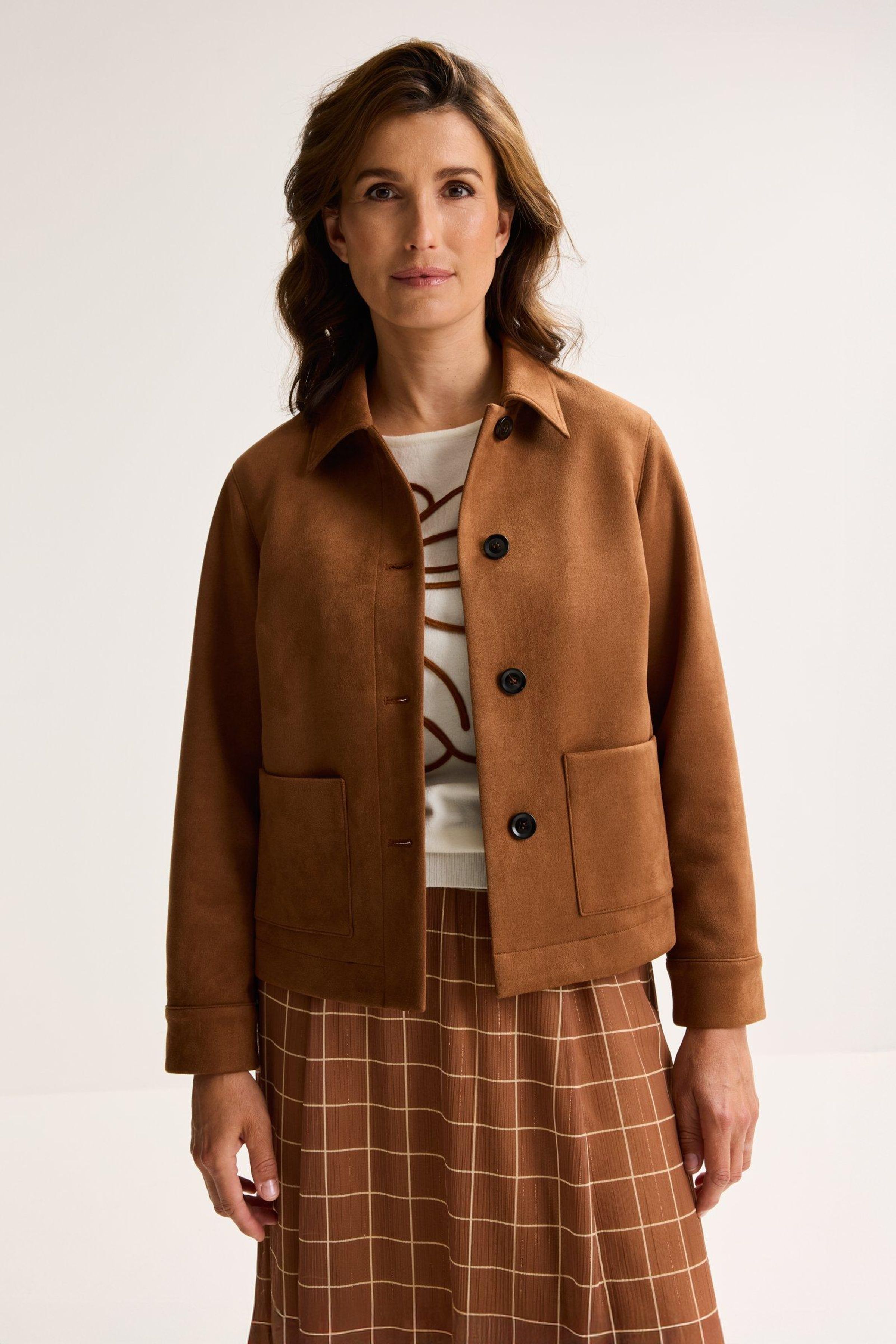 Veste ample en faux daim - may