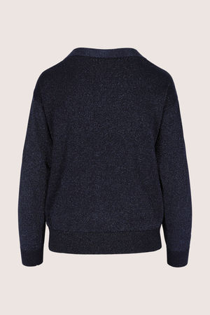 Pulls - Pull lurex &agrave; col rond