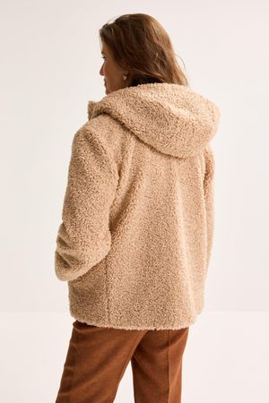 Jassen - Teddy jas met kap