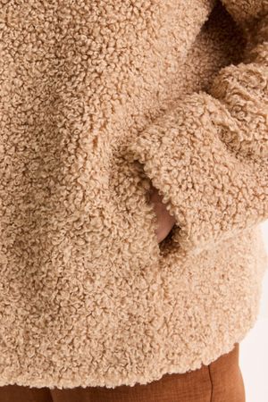 Jassen - Teddy jas met kap