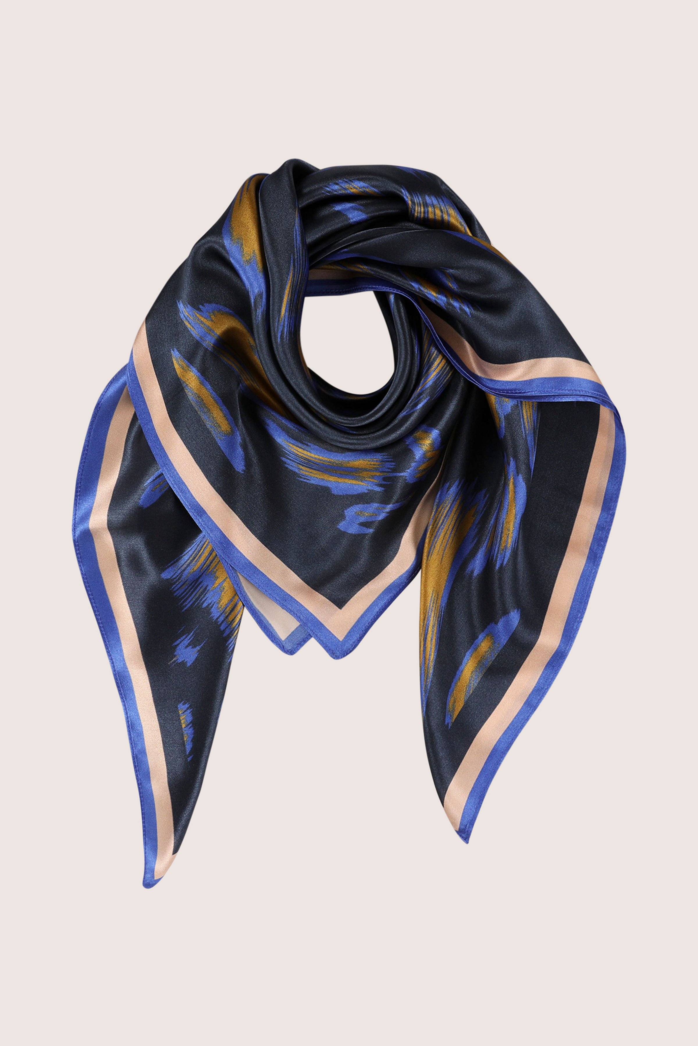 Vierkante sjaal met abstracte print - ame