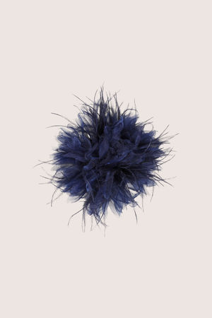 Broche-haarspeld met veren - may