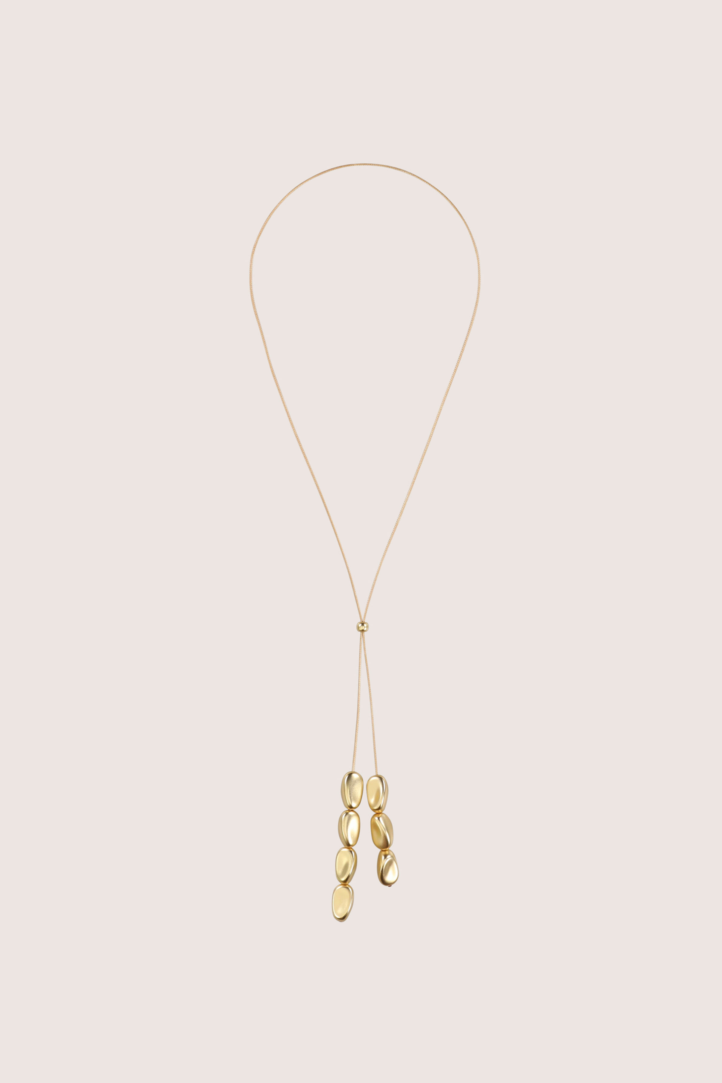 Collier avec double pendentif torsad&eacute; - may