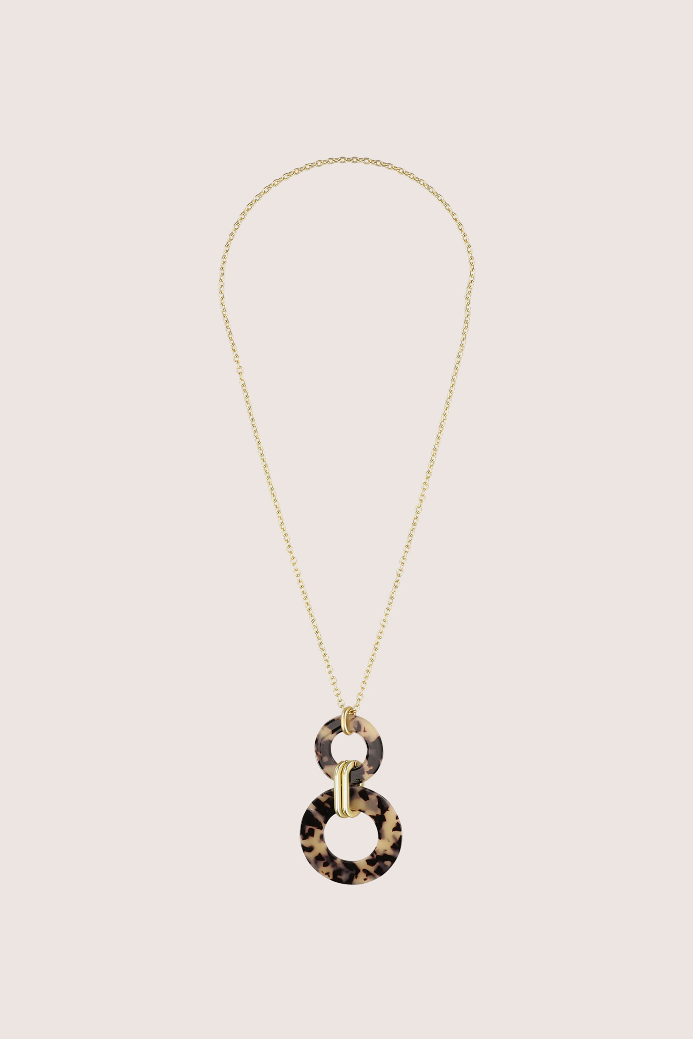 Ketting met dubbele hanger - may