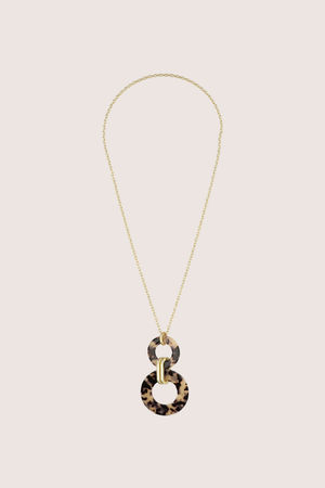 Ketting met dubbele hanger - may