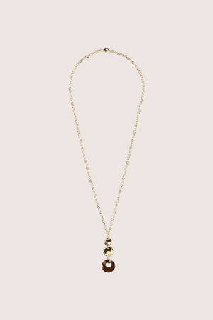 Collier avec triple pendentif - may