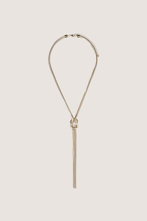 Visgraatketting met knoop - may
