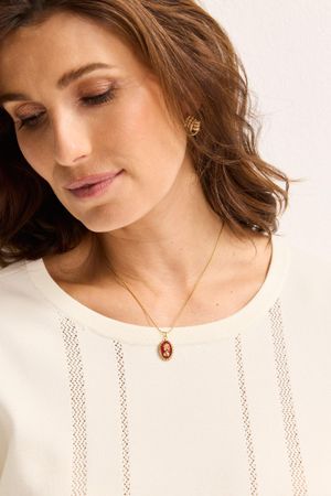 Venetiaanse ketting met cam&eacute;e - may