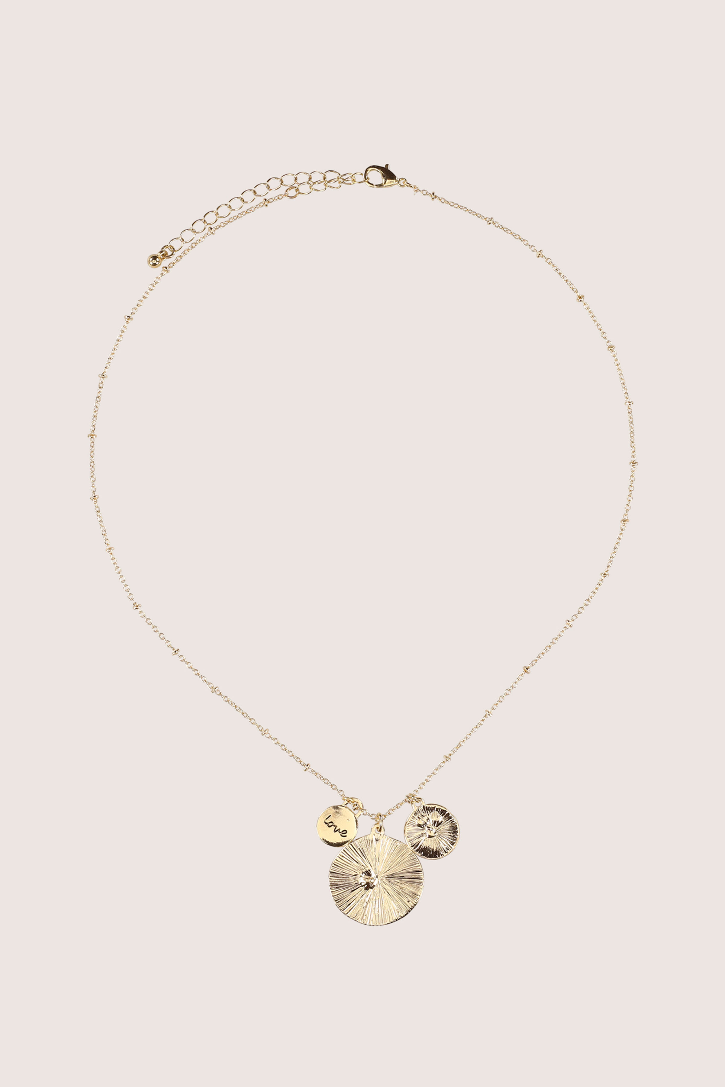 Collier avec symboles d'amour - may
