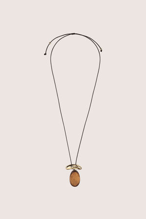 Lacet avec grand pendentif - may