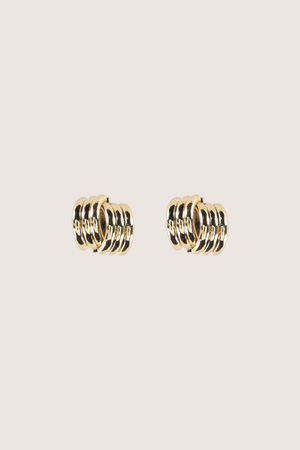 Boucles d'oreilles tress&eacute;es - may