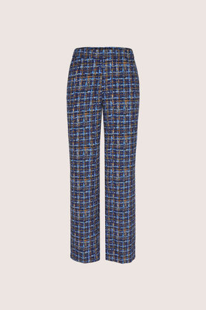 Broeken - Rechte broek met abstracte print