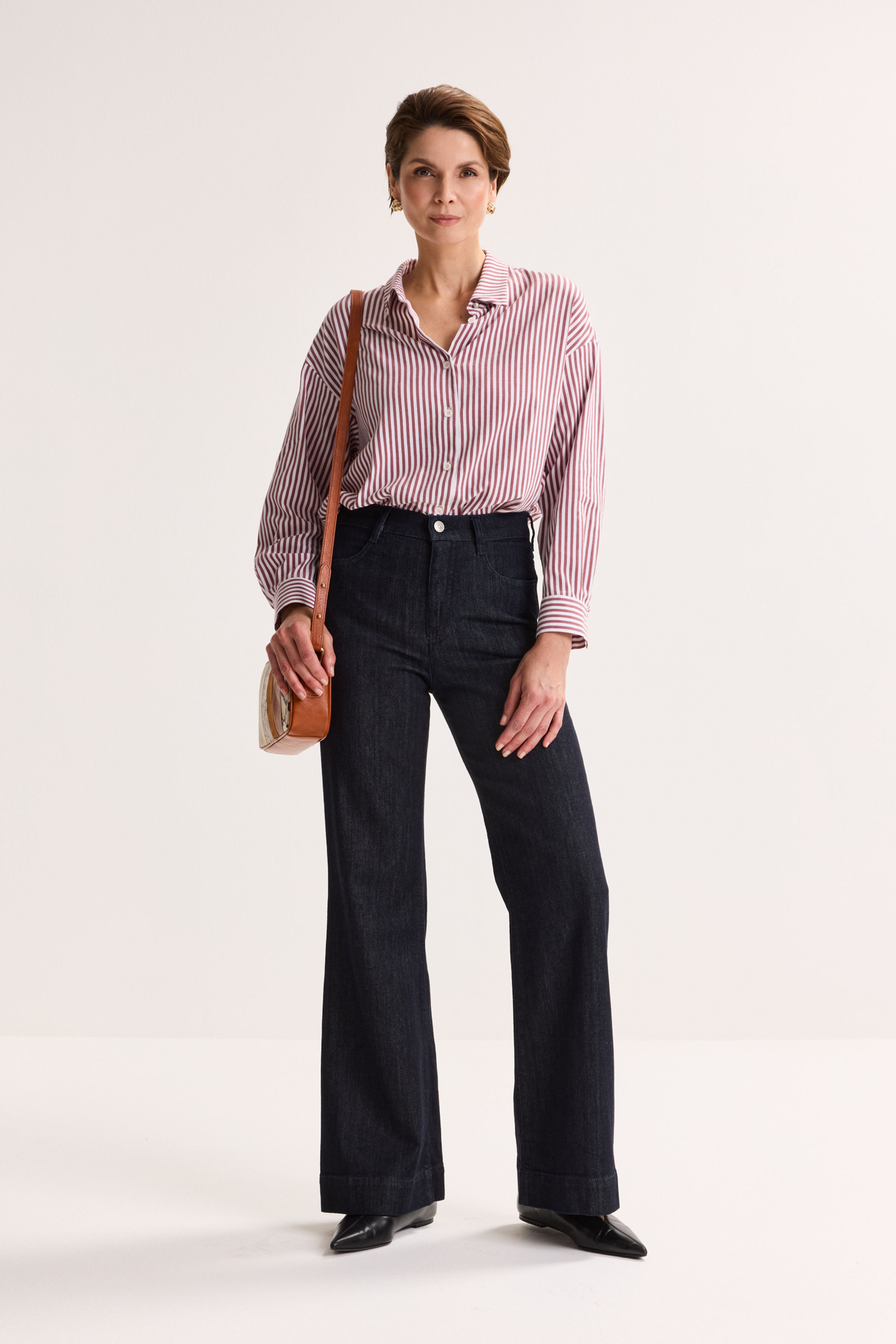 Bootcut jeans met hoge taille - may