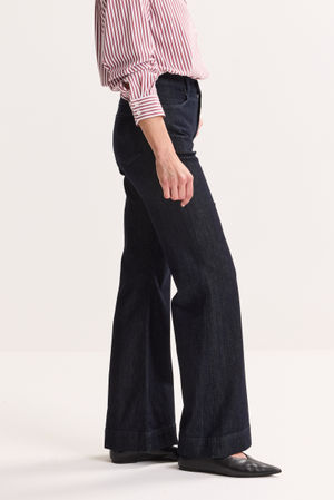 Broeken - Bootcut jeans met hoge taille