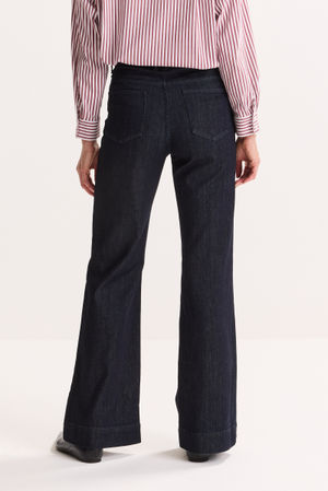 Broeken - Bootcut jeans met hoge taille