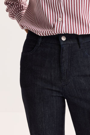 Broeken - Bootcut jeans met hoge taille