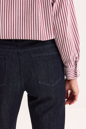 Broeken - Bootcut jeans met hoge taille