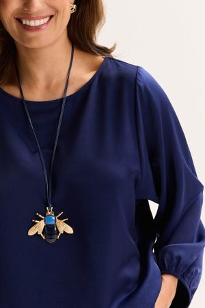 Chemises - Blouse chauve-souris en satin