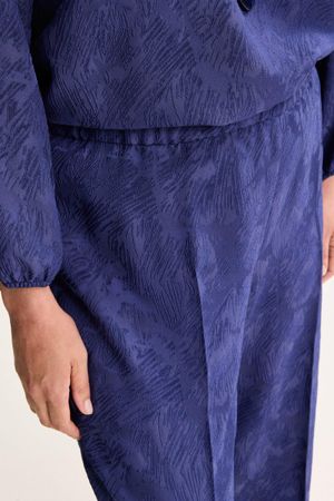 Pantalons -  Pantalon ample en satin jcquard