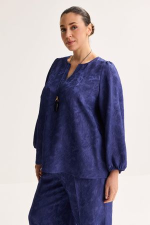 Chemises - Blouse jacquard ton-sur-ton