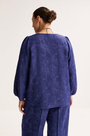 Chemises - Blouse jacquard ton-sur-ton
