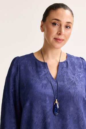 Chemises - Blouse jacquard ton-sur-ton