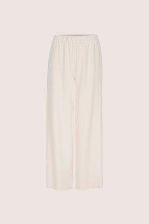Broeken - Wijde broek in jersey jacquard