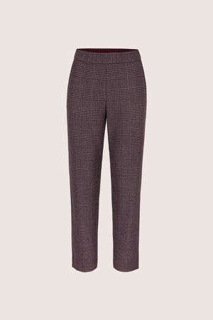 Pantalon Prince-de-Galles en jersey - may