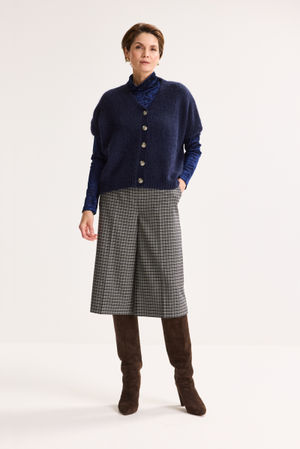 Cardigan - Oversized mouwloze cardigan