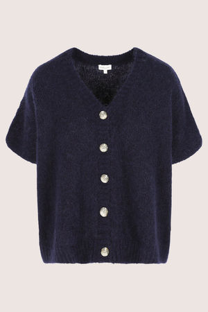 Cardigan - Oversized mouwloze cardigan