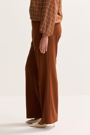 Broeken - Wijde easy care broek op elastiek