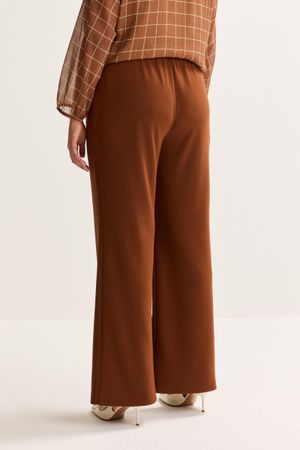 Broeken - Wijde easy care broek op elastiek