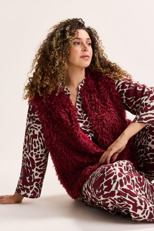 Blazers - Los vest met veertjeseffect