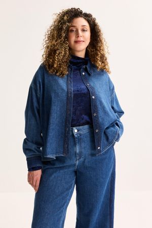 Shacket in sretchdenim