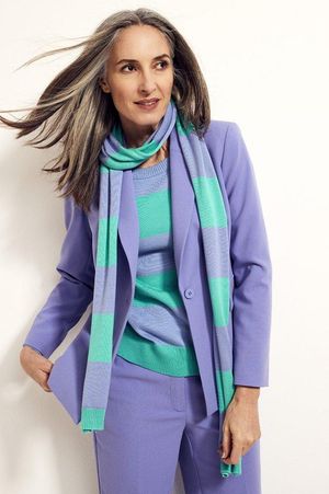 How to wear a very peri suit - look 3 - 
