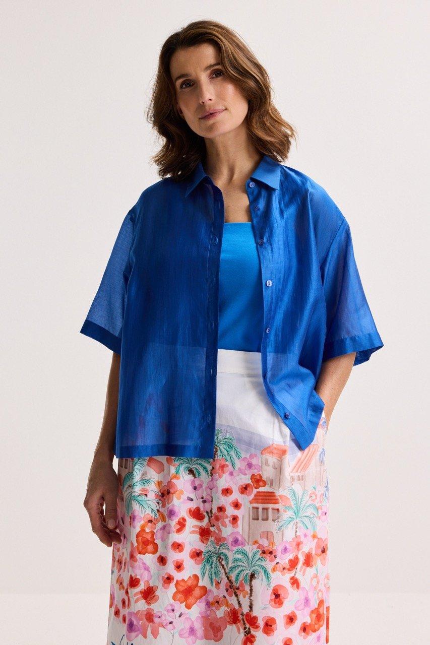 Mayerline Hemdblouse In Lyocell Voile