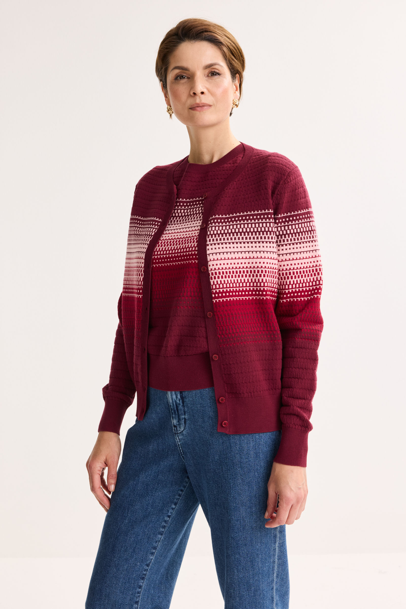 Mayerline Cardigan Met Ronde Hals
