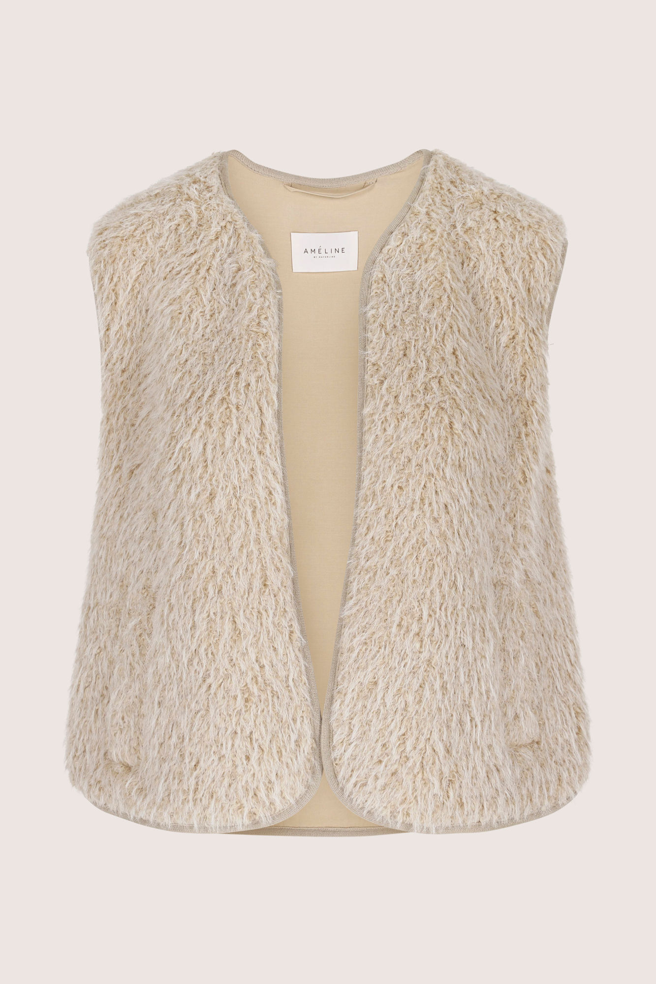Am&eacute;line Los Vest In Faux Fur