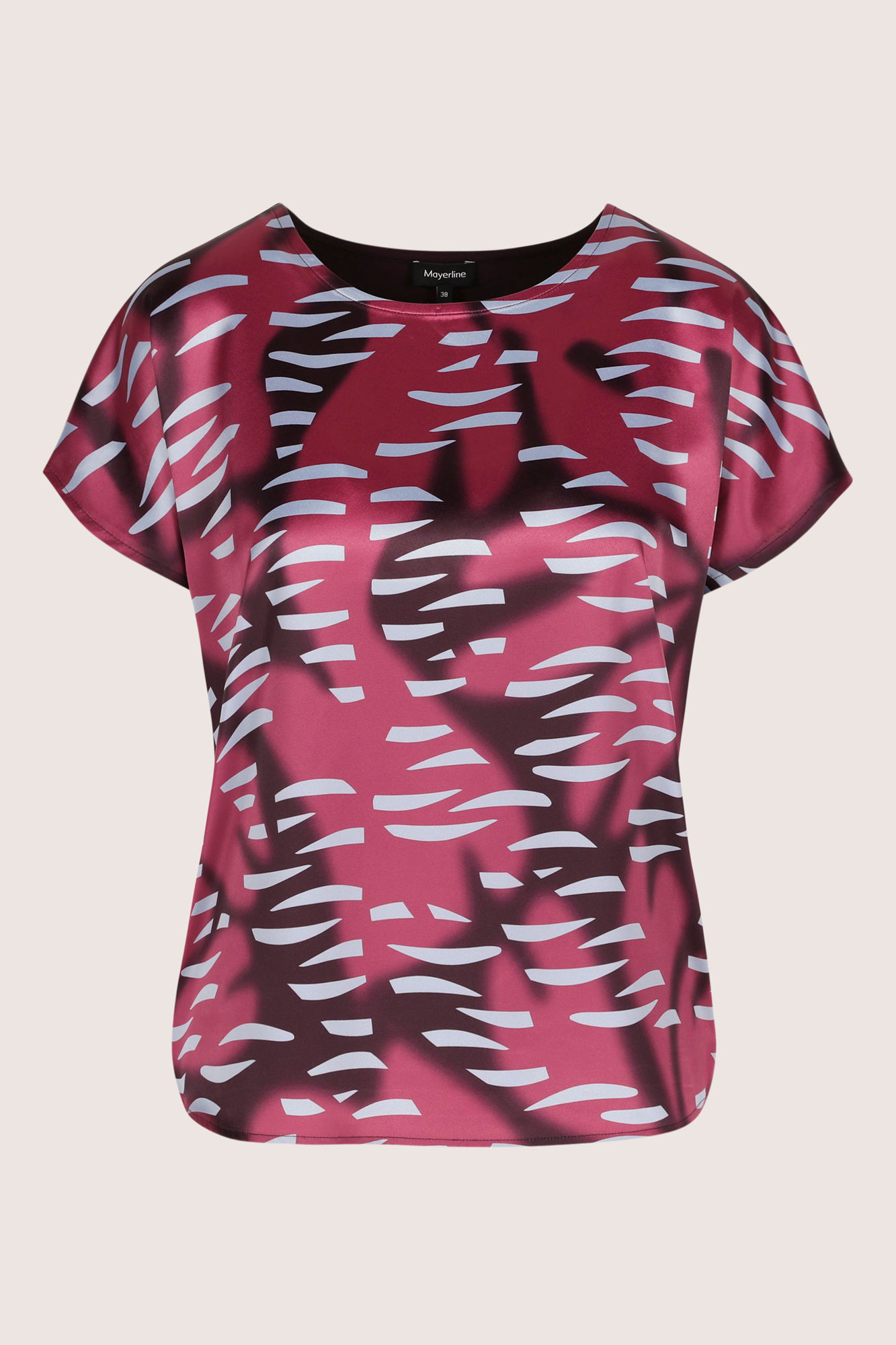 Mayerline T-shirtblouse Met Satijnen Front