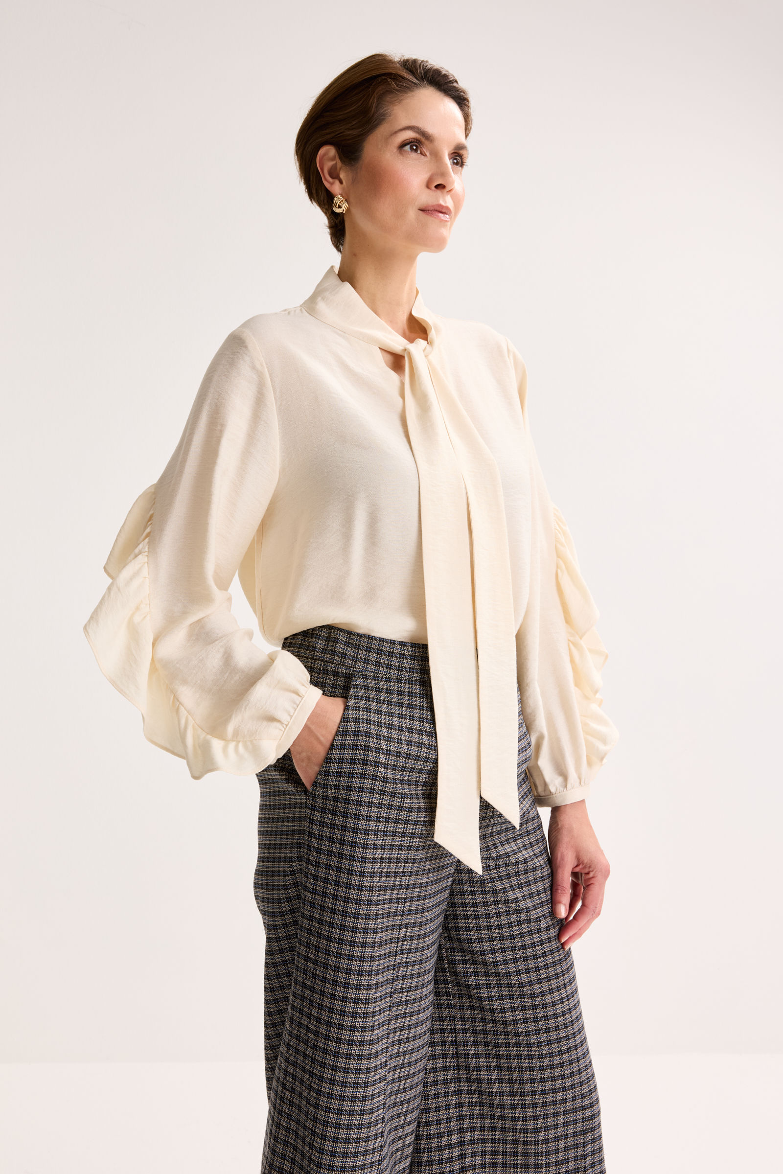 Blouse Met Strik