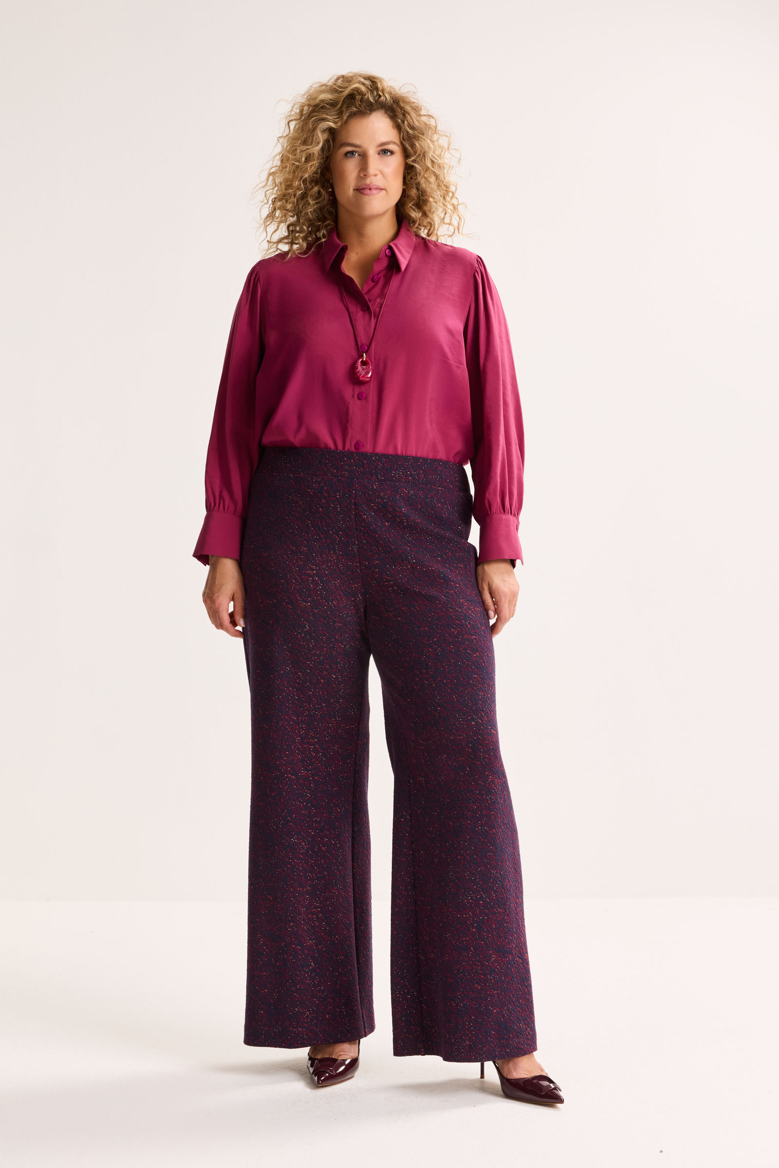 Jersey Broek In Lurexjacquard